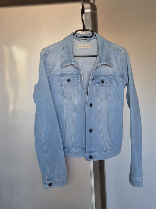Jasna kurtka jeansowa calvin Klein jeans