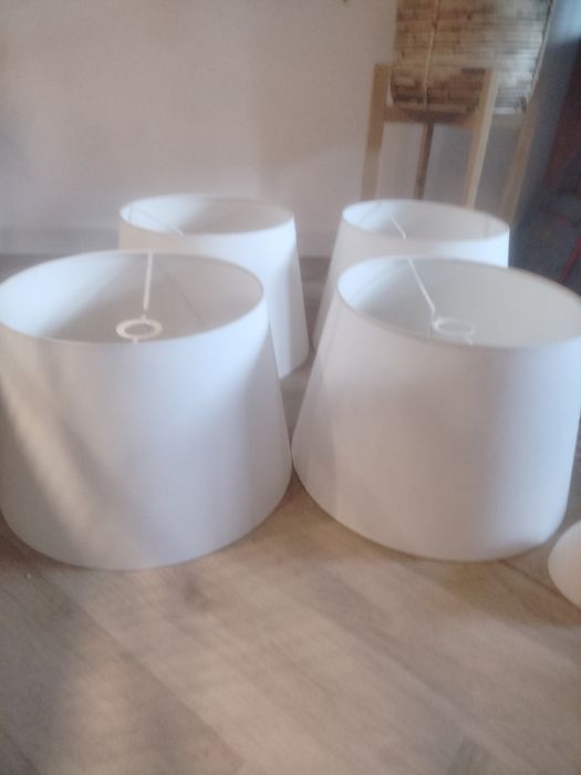 klosz lampy stojącej/wiszącej Skottorp Ikea 42 cm biały kremowy