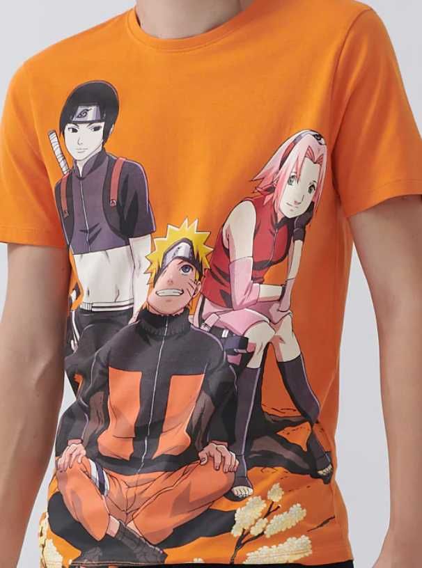 Koszulka męska młodzieżowa NARUTO L