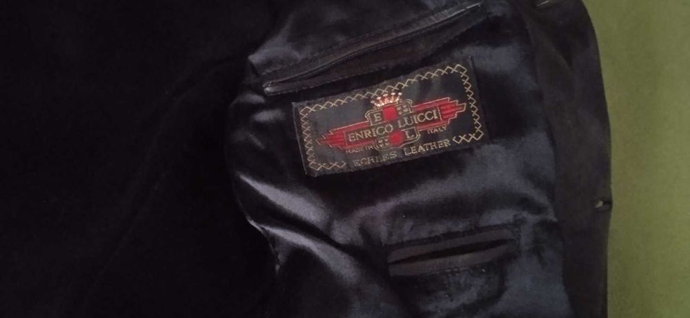 Пиджак кожаный мужской