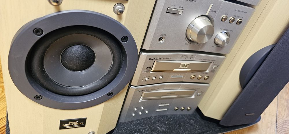 Technics SC-HDA710 DVD/CD mini system audio, mini wieża bdb. stan