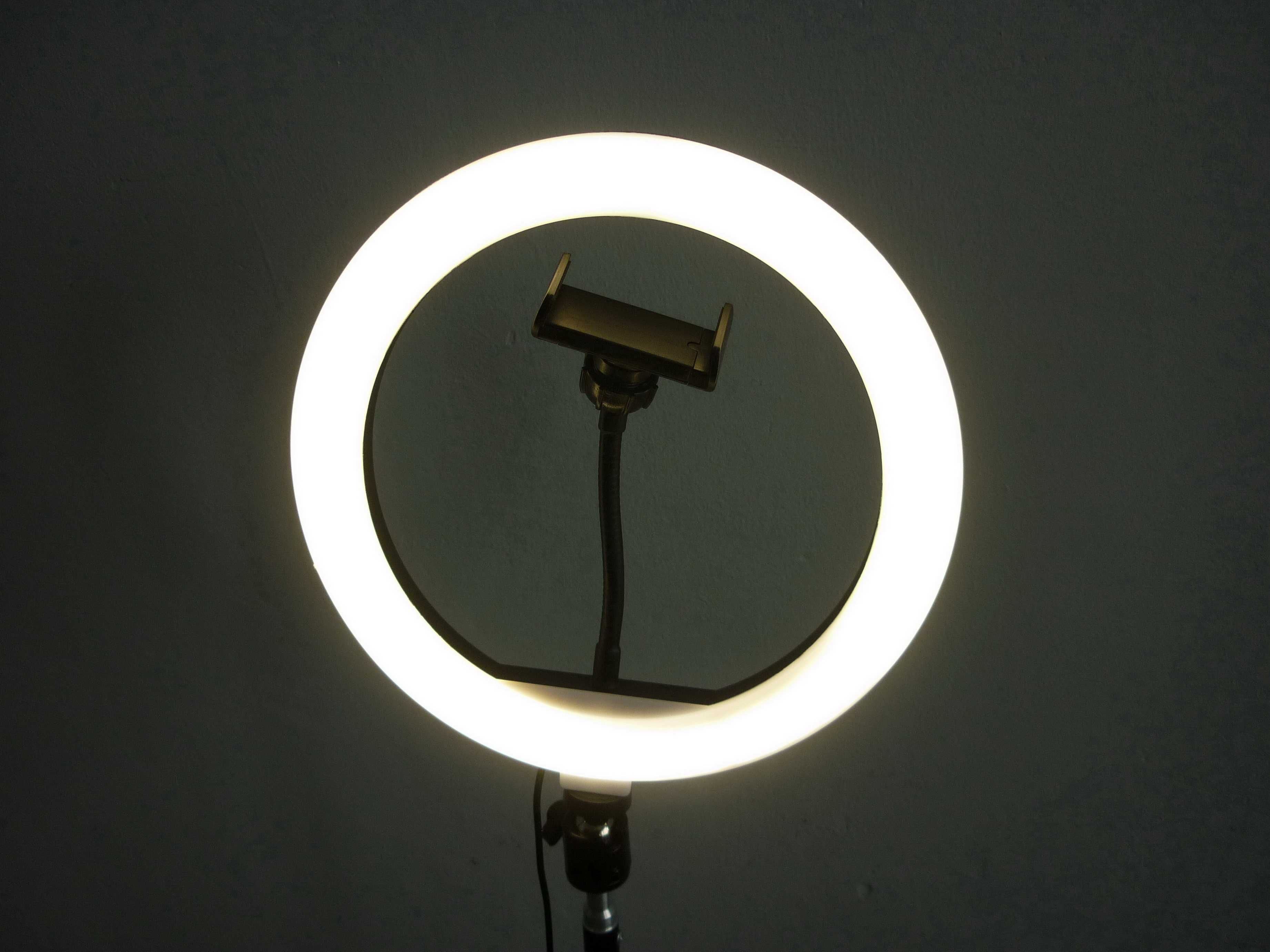 Кольцевая лампа, 26 см, на Штативе 210 см, с держателем и пультом