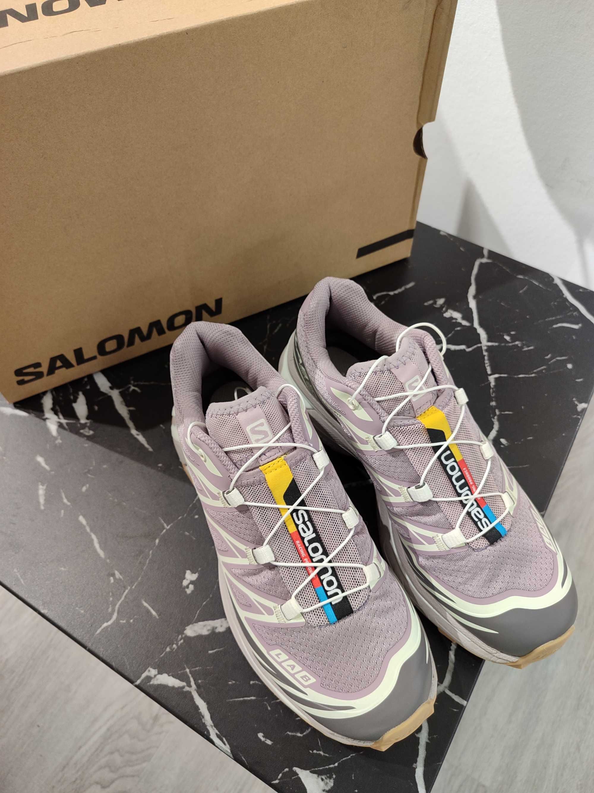 Кросівки Salomon S/LAB XT-6 Quail Plum Kitten & Vanilla Ice