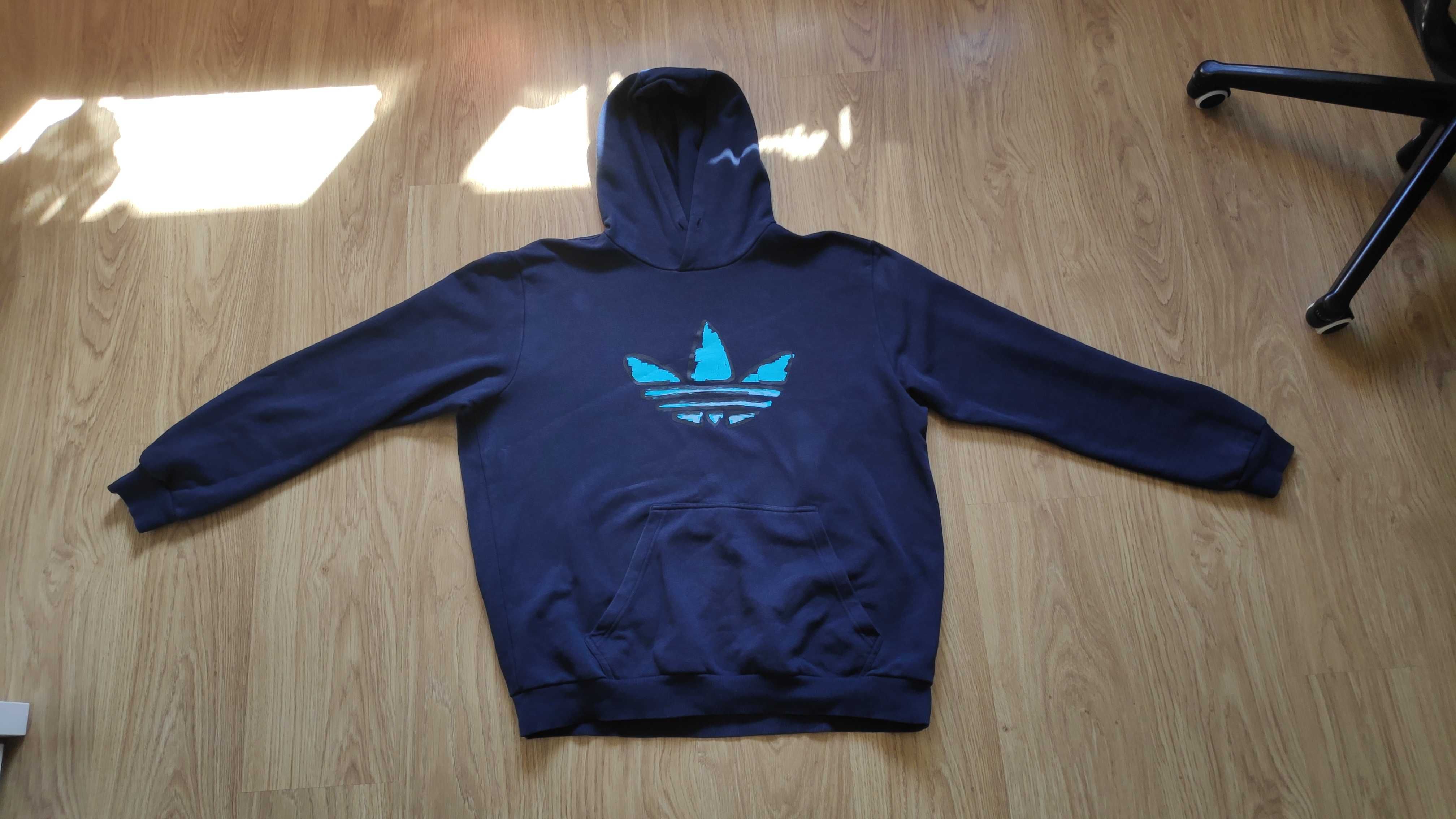 Granatowa Bluza Addias XL