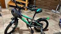 Rower rowerek dzieciecy zielono czarny CTM Tommy 16 cali