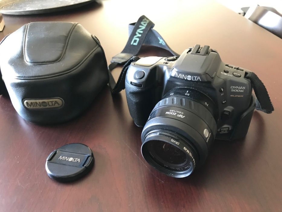 Minolta Dynax 500si + acessórios