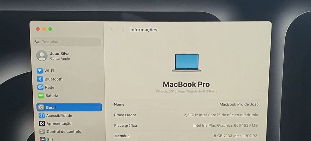 Macbook Pro 2018