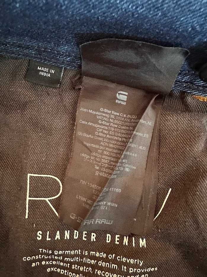 G Star Raw jeansy super skinny w26 l30