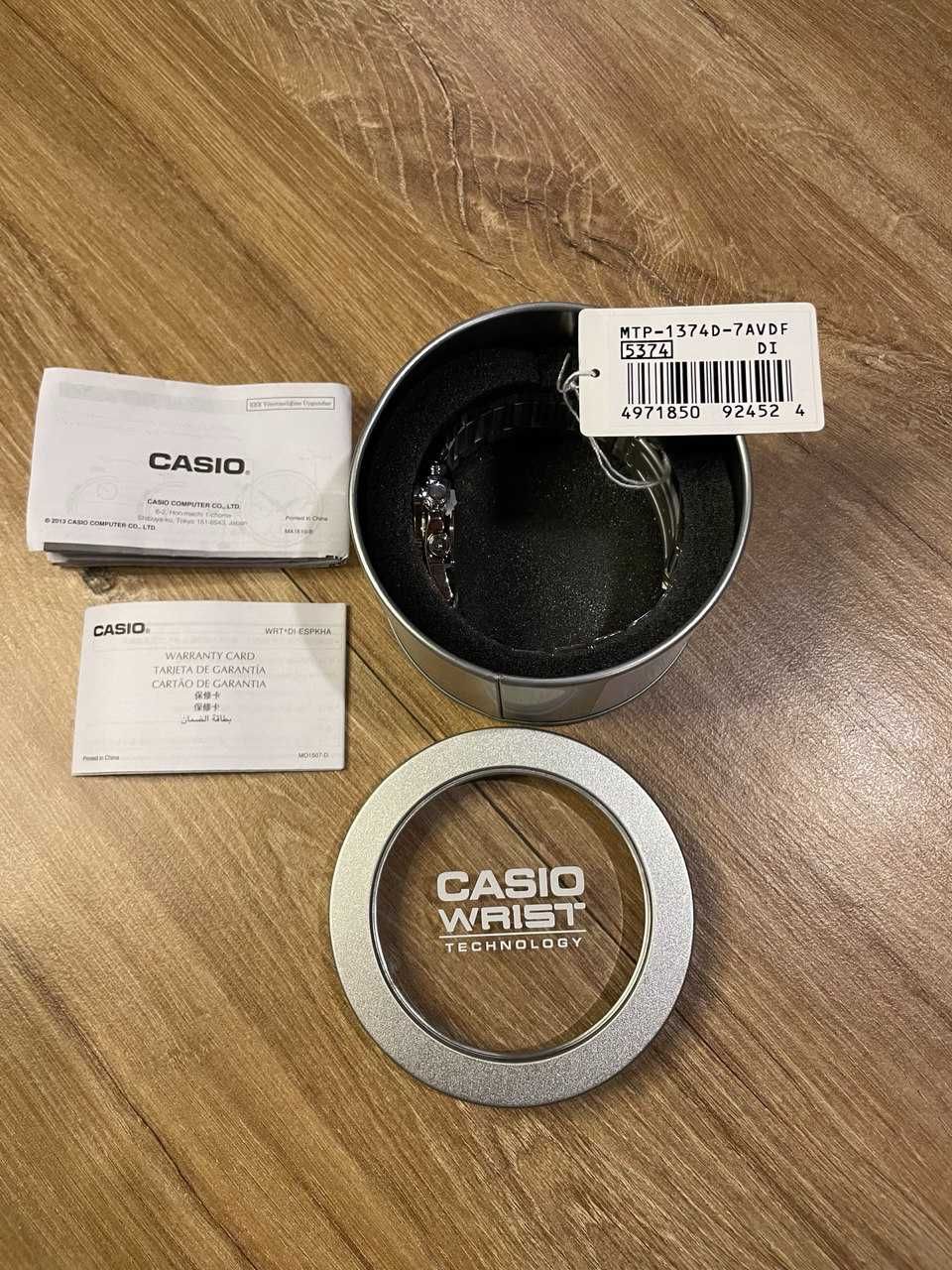 Наручний годинник CASIO MTP-B155D-1E  Нержавіюча сталь
