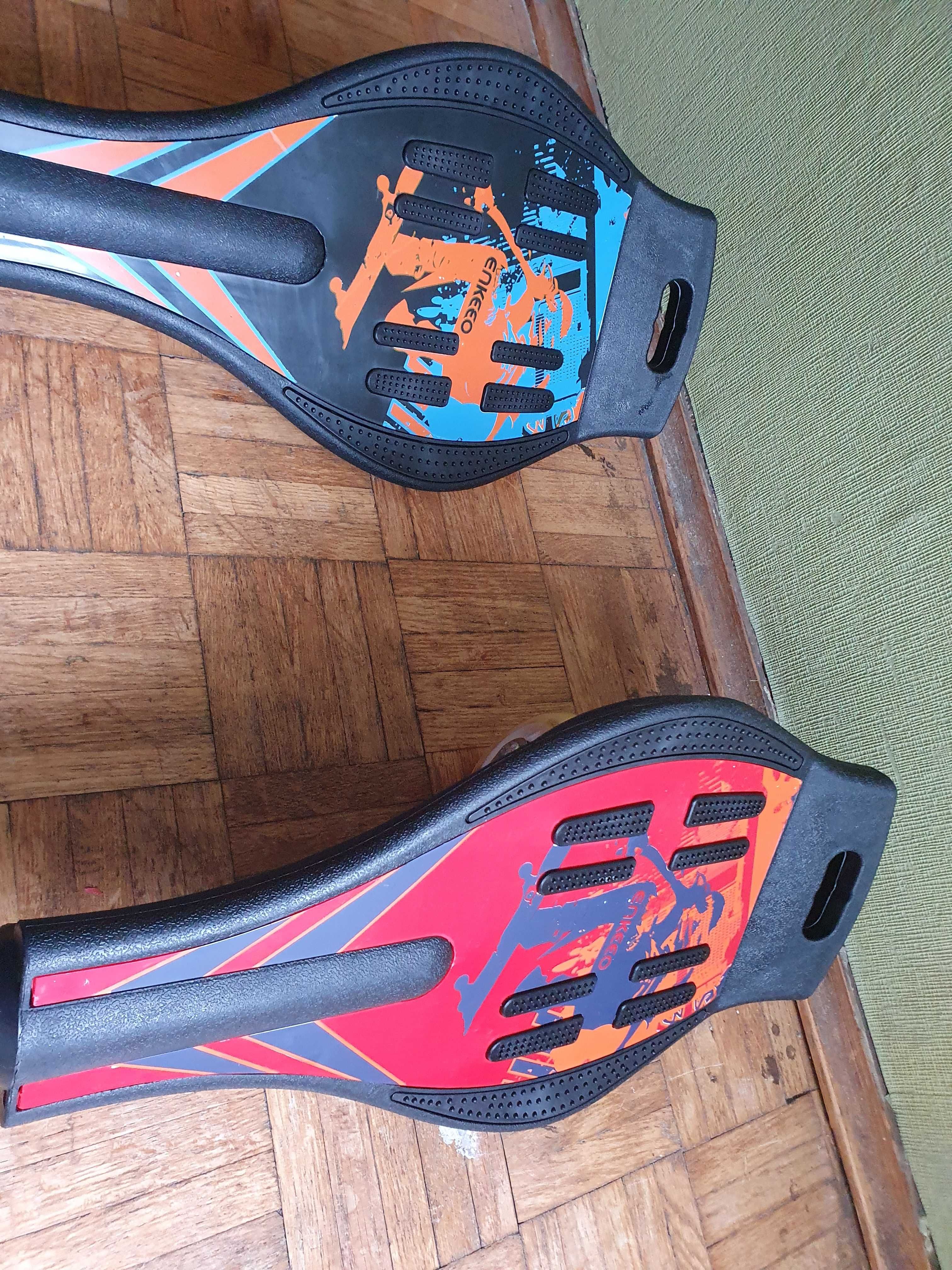 NOWA Deskorolka ENKEEO WAVEBOARD,Caster Board;świecące kółka LED;2 szt