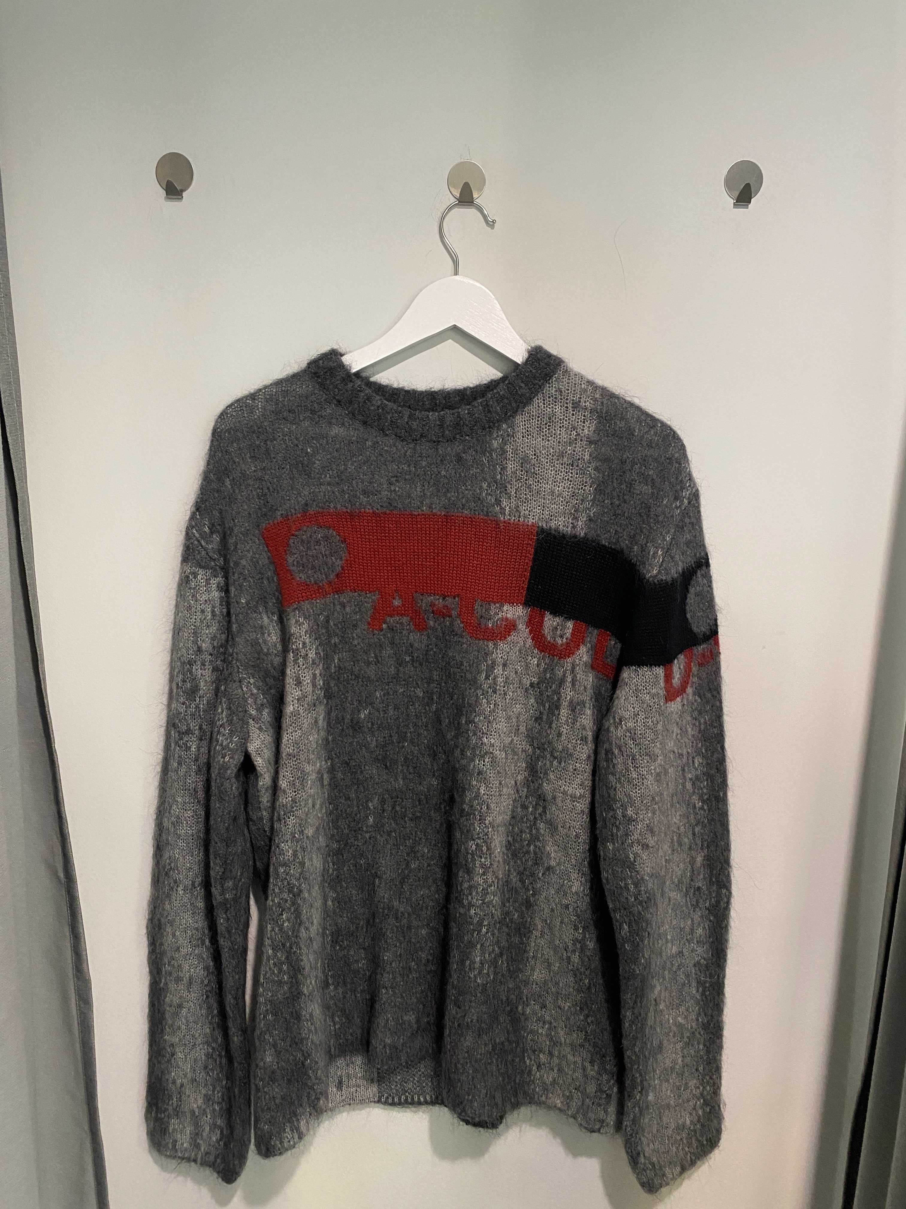 A Cold Wall* Sprayed Jacquard Knit in Iron Grey светр оригінал