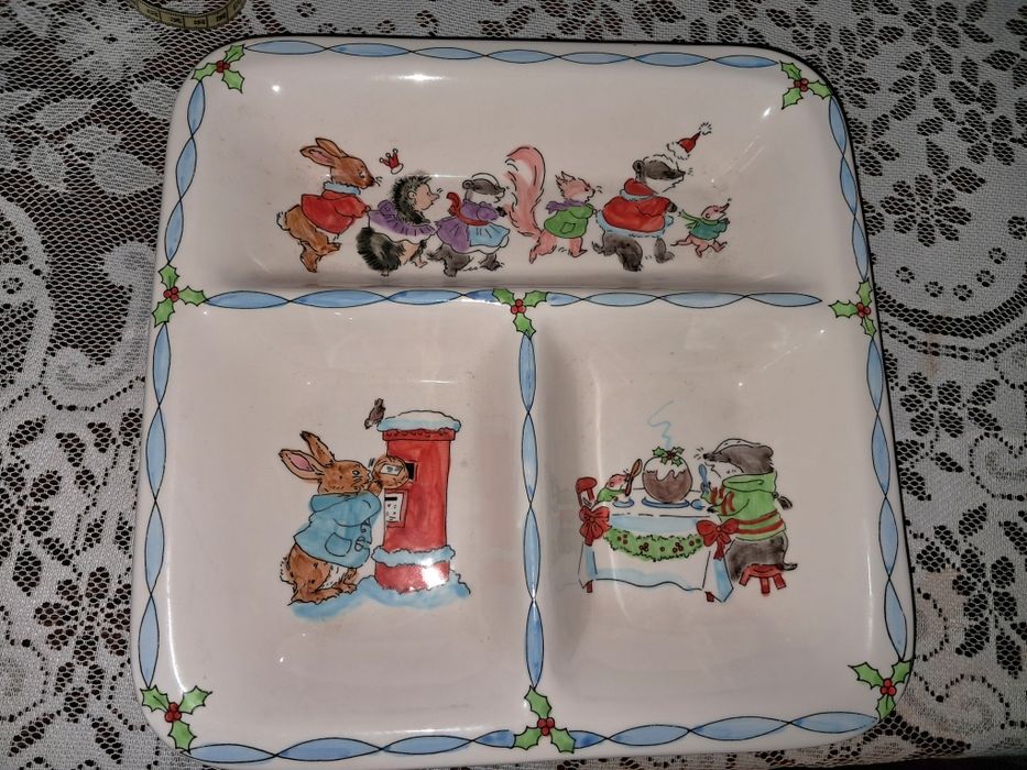 Patera na przekąski z motywem Piotruś Królik