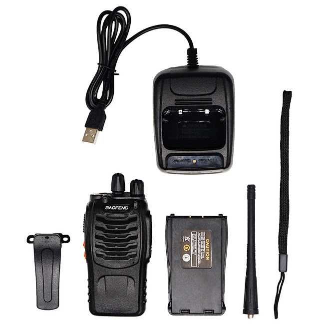 Walkie Talkies - PACK 6 x Intercomunicadores + Acessórios - NOVOS