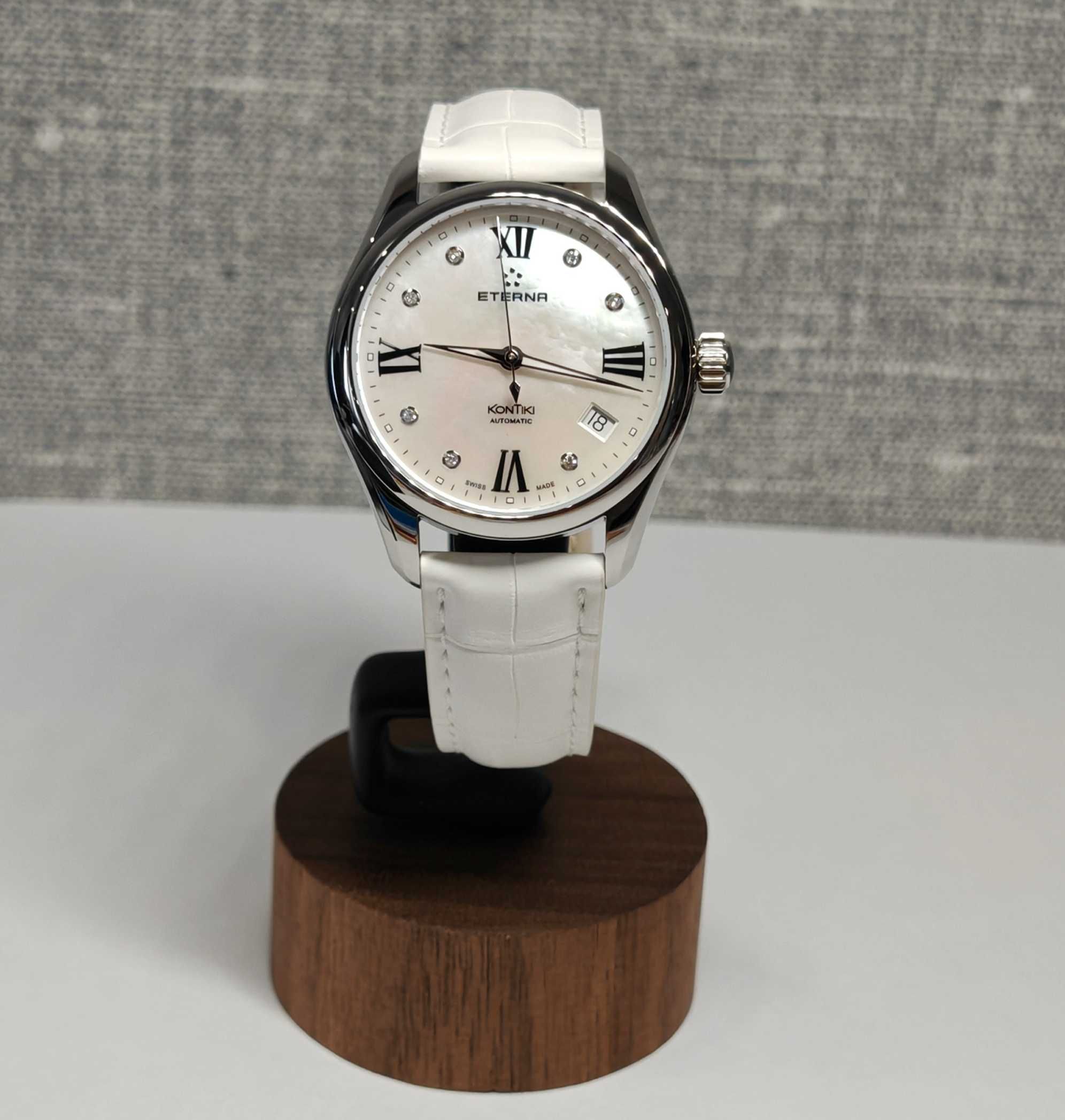 Жіночий годинник Eterna KonTiki Automatic 1260.41 Swiss made Diamond