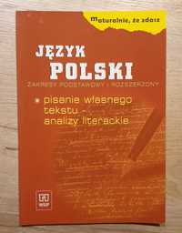 Język polski. pisanie własnego tekstu. analizy literackie NOWA