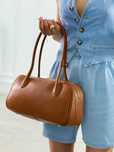 torebka listonoszka laura skora naturalna camel braz