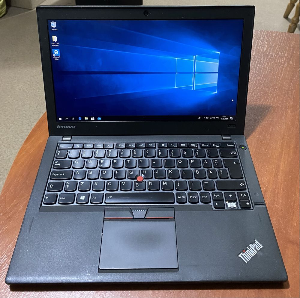 ноутбук Lenovo X250 12.5"/8GB RAM/256GB SSD/i5-5200! Артикул n717