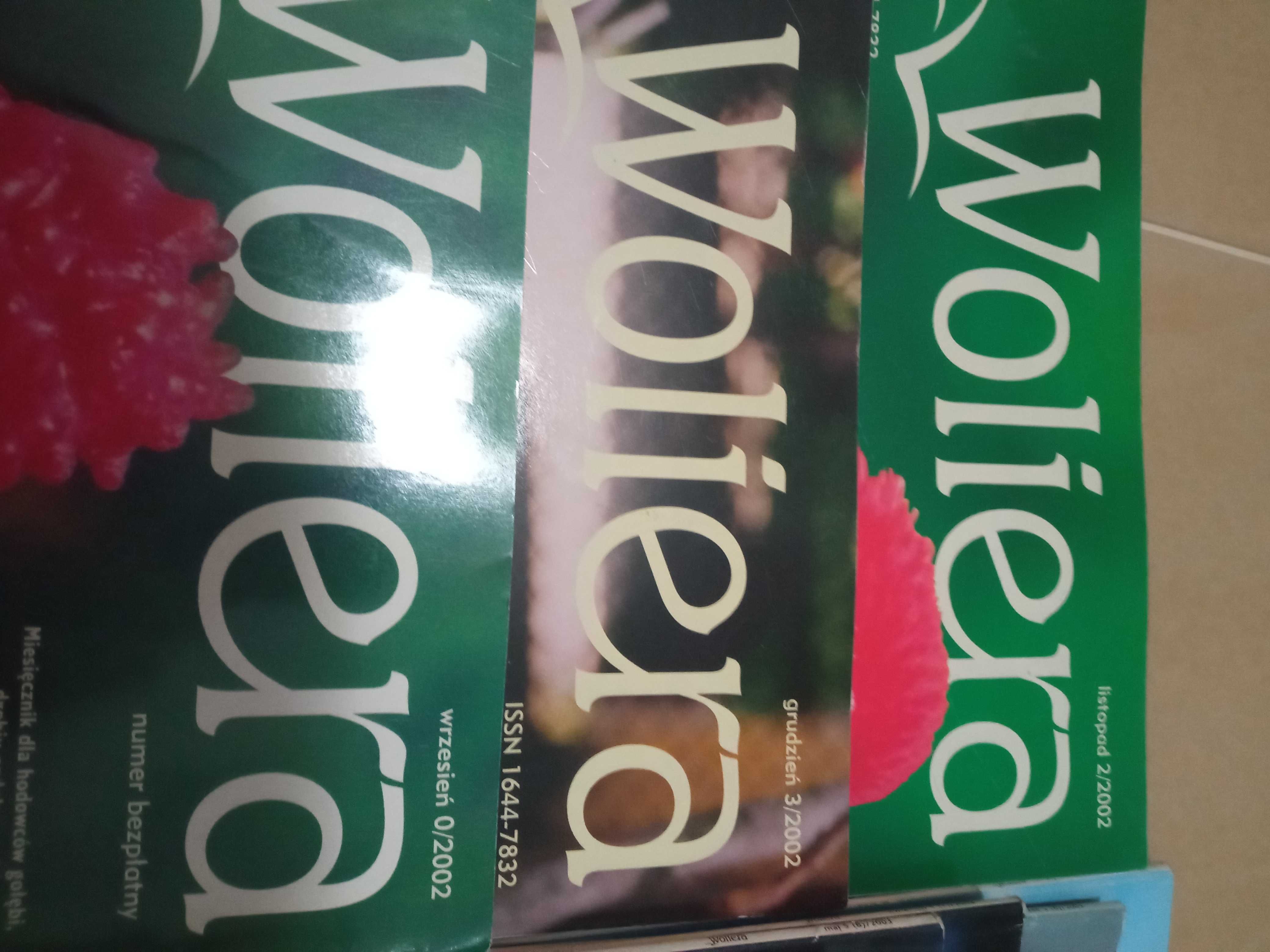 Woliera 2002,3,5,6 czasopismo
