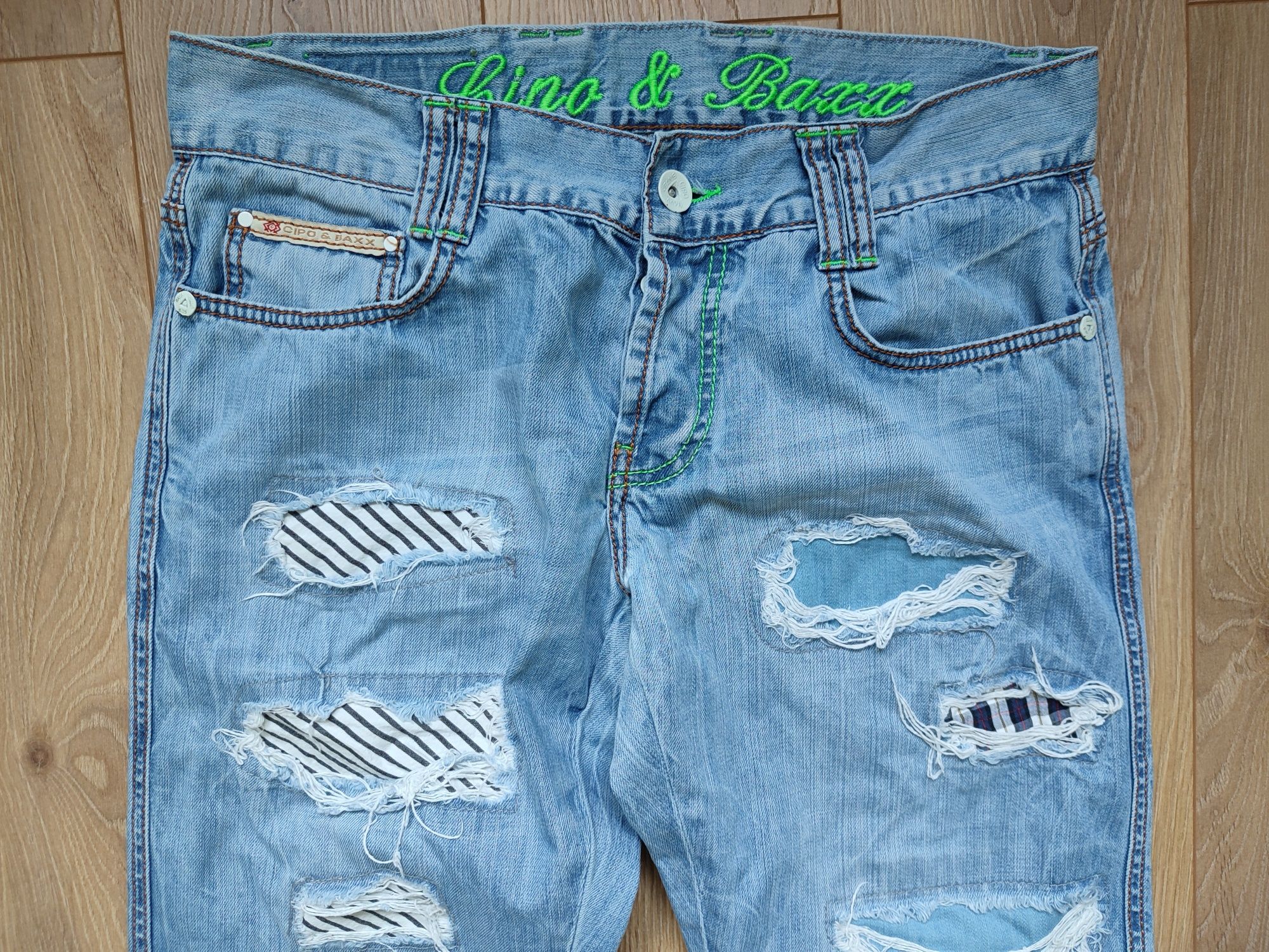 Spodnie, jeansy męskie, rozm. XL, 33/34