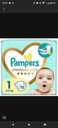 Pampers premium care 1