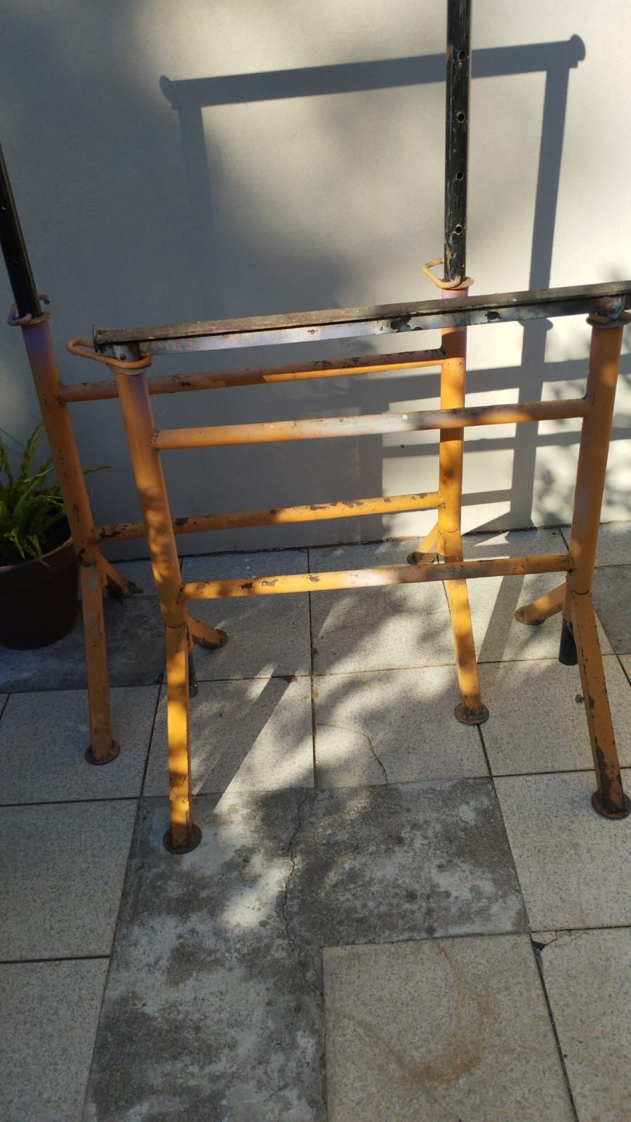 Conjunto de 2 cavaletes extensíveis Maxmat