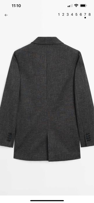 Новый стильный пиджак оверсайз Massimo dutti S