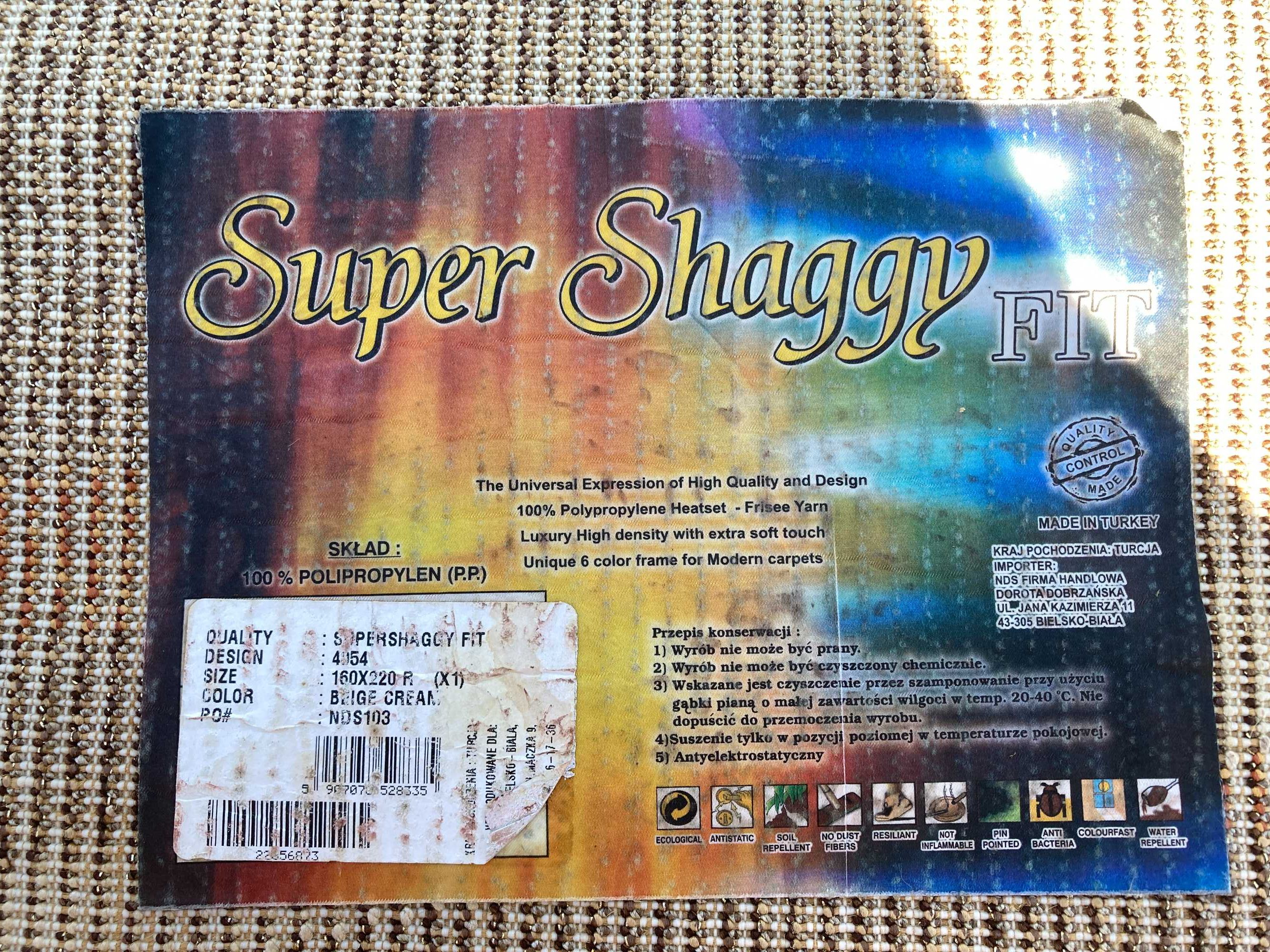 Dywan Super Shaggy 160x220 cm