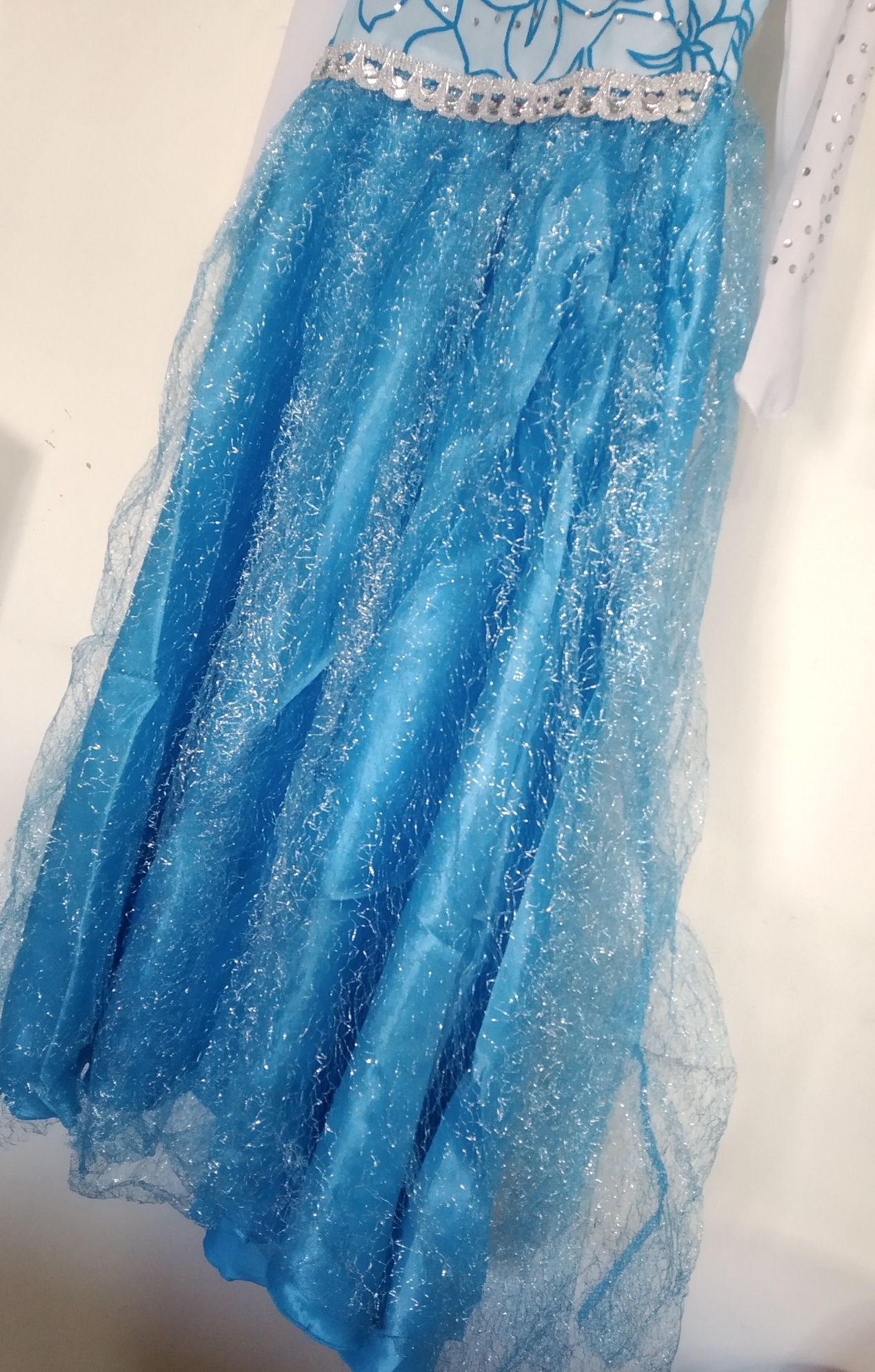 Princesa! Vestido Azul Rainha Neve Frozen Carnaval