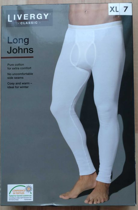 Kalesony LIVERGY Classic * rozmiar XL * białe męskie * NOWE