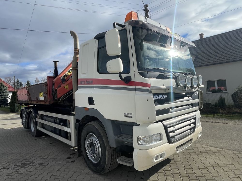 DAF CF 85 460 hakowiec HDS PALFINGER 6x2 HYVA rotor volvo man scania