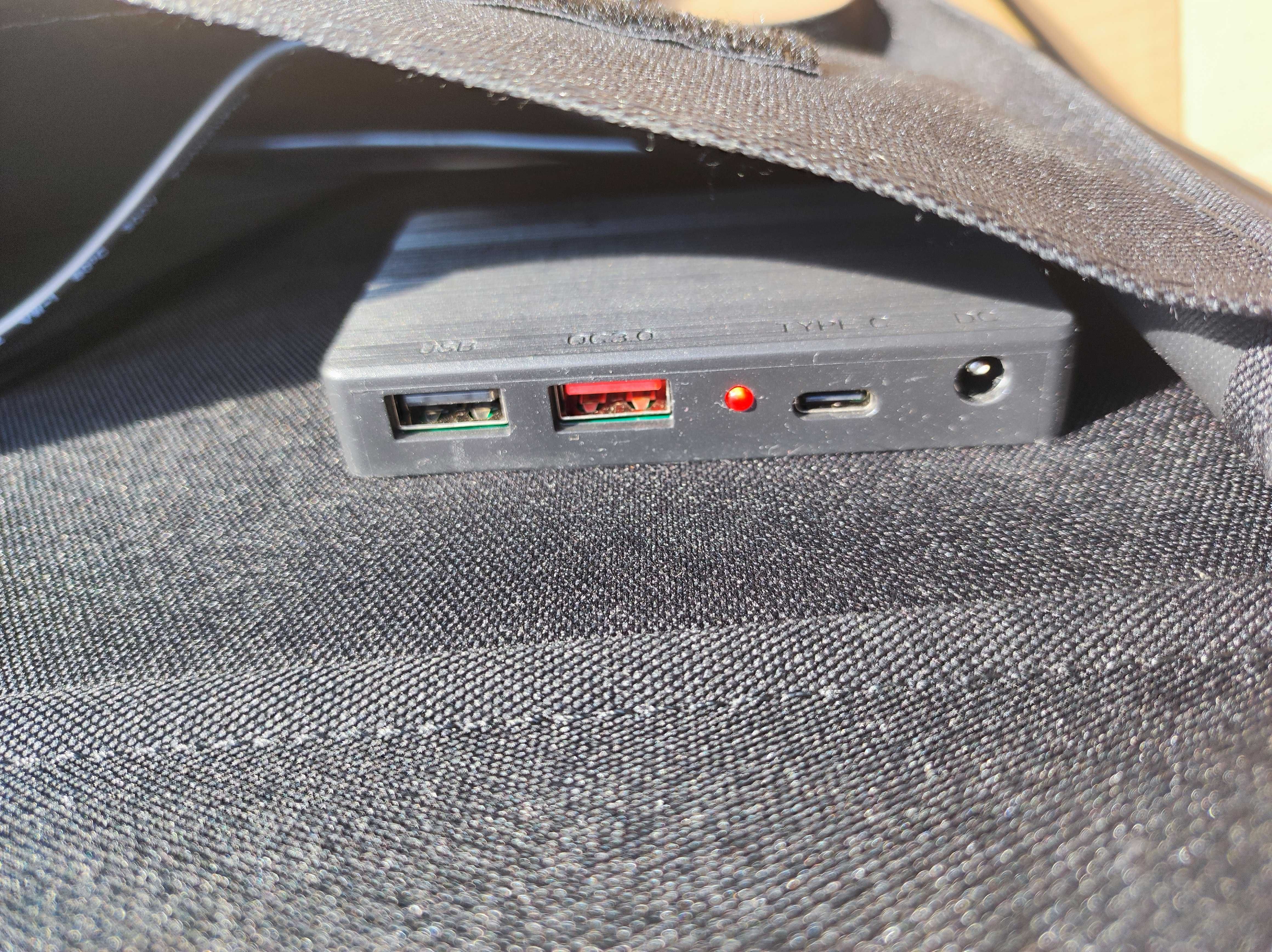 Magazyn energii prądu power bank  83200 mAh mobilny + panel solarny
