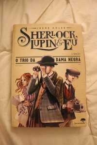 livro juvenil Sherlock, Lupin e Eu " O trio da dama negra "