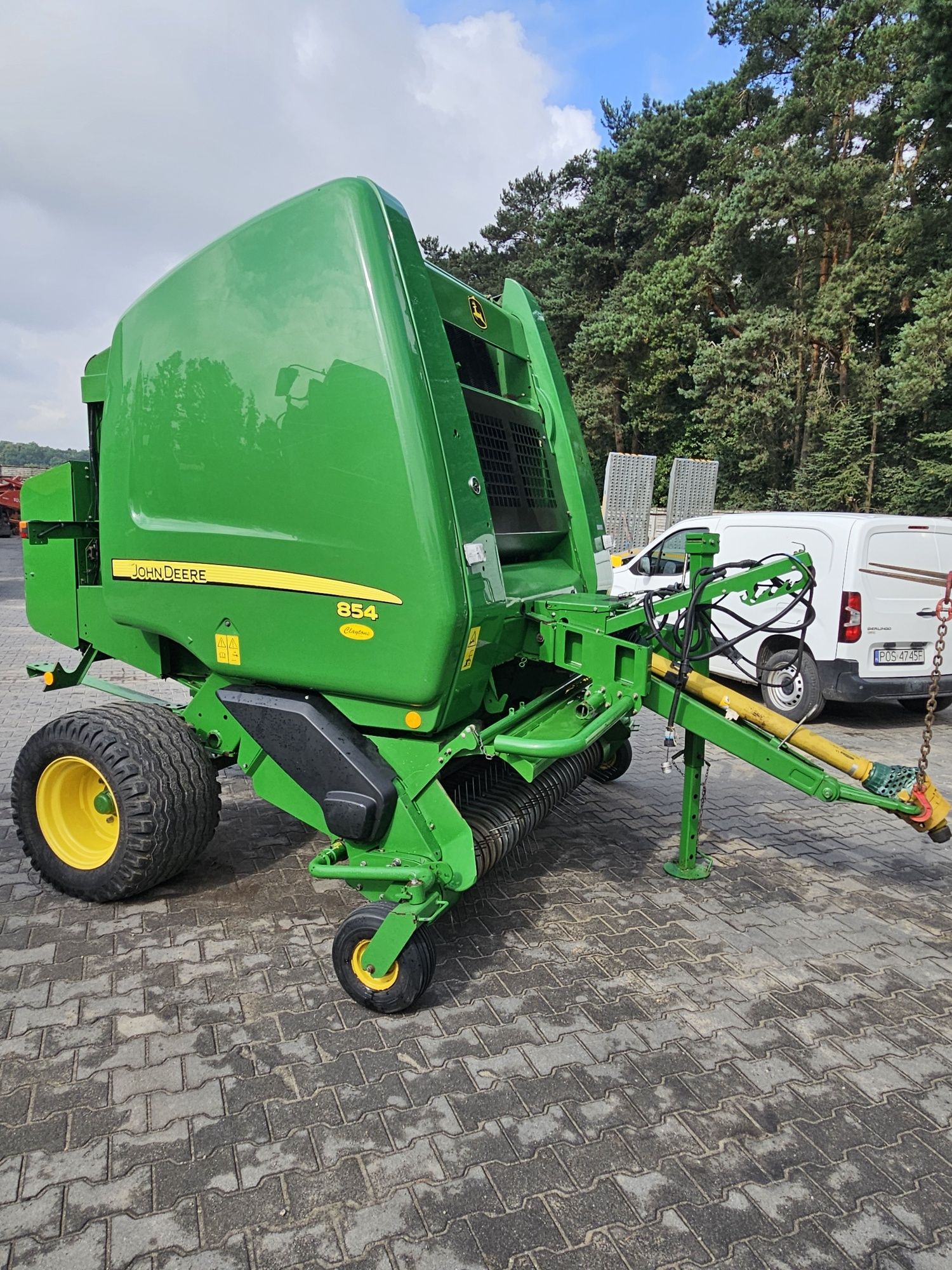 Piękny John Deere 854 Roto Flow Oryginał Rok 12 Faktura