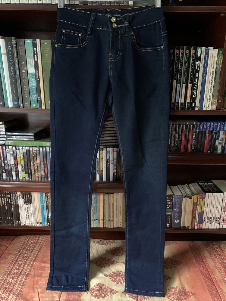Calças de Ganga Aureus Jeans, tamanho S / 36