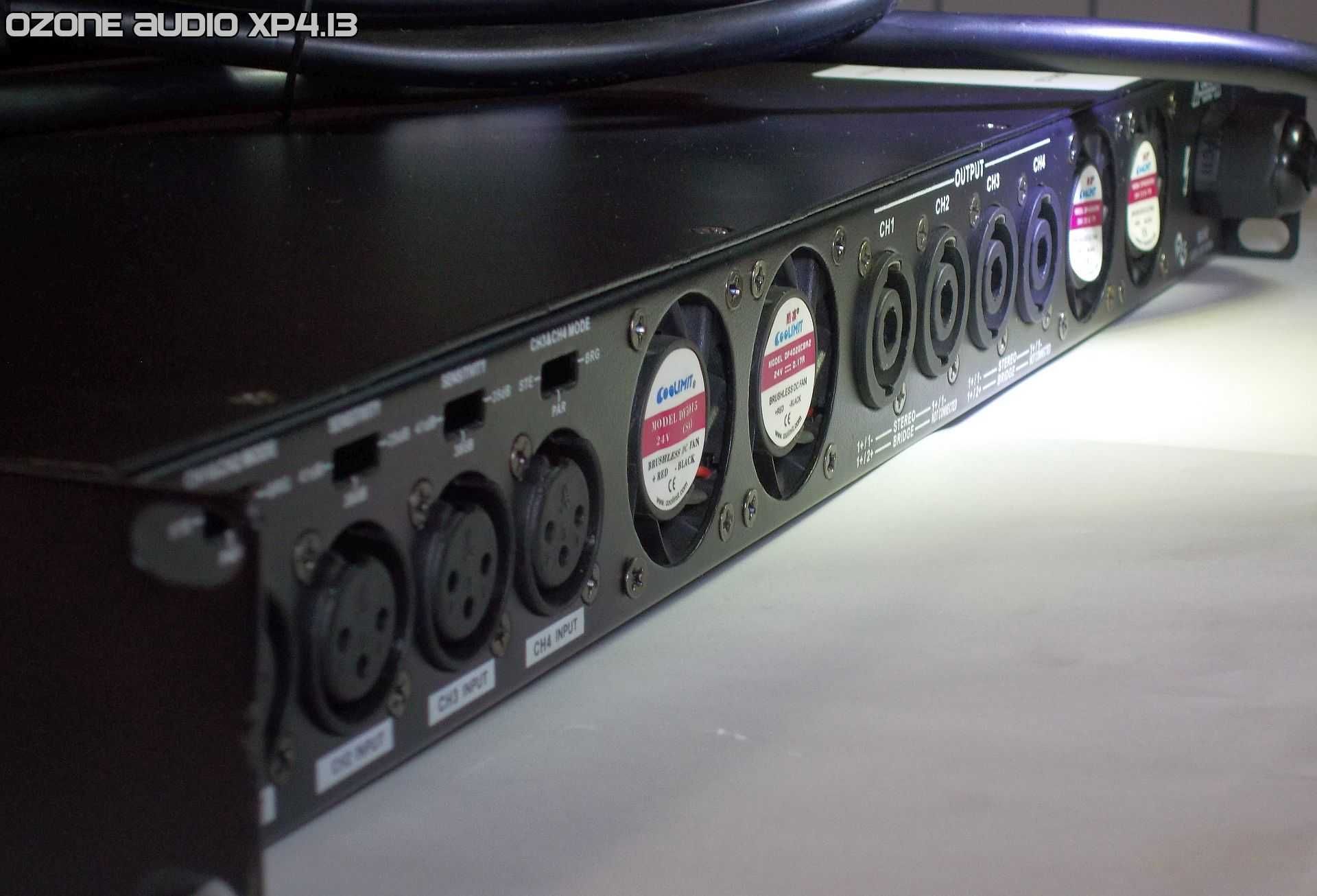Wzmacniacz mocy 4x1300w RMS 8ohm 1 U