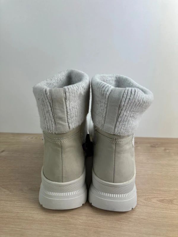 ORYGINALNE BUTY Buty botki zimowe r. 40 caprice szare