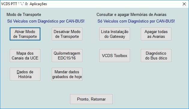 VCDS v23.11 VAG-COM HEX CAN USB Português Audi VW Seat