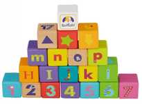 Klocki ABC drewniane edukacyjne  BoiKido