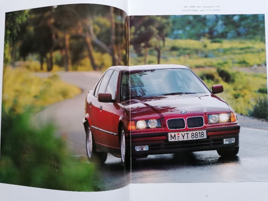 Prospekt BMW 3 E36 Sedan.