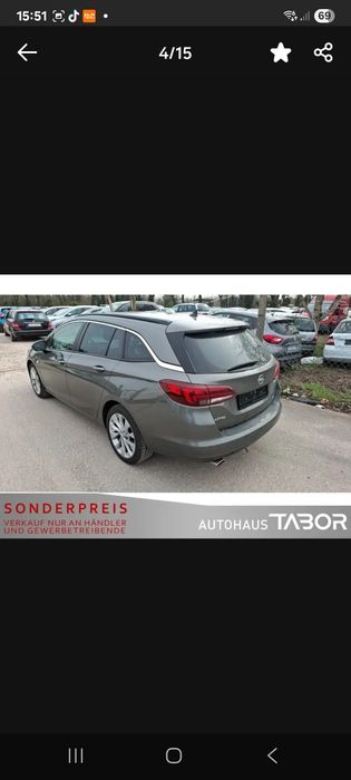Opel Astra full Led 160 KM