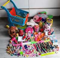 Zestaw zabawek Lucy wózek na zakupy domek kreatywna pianka