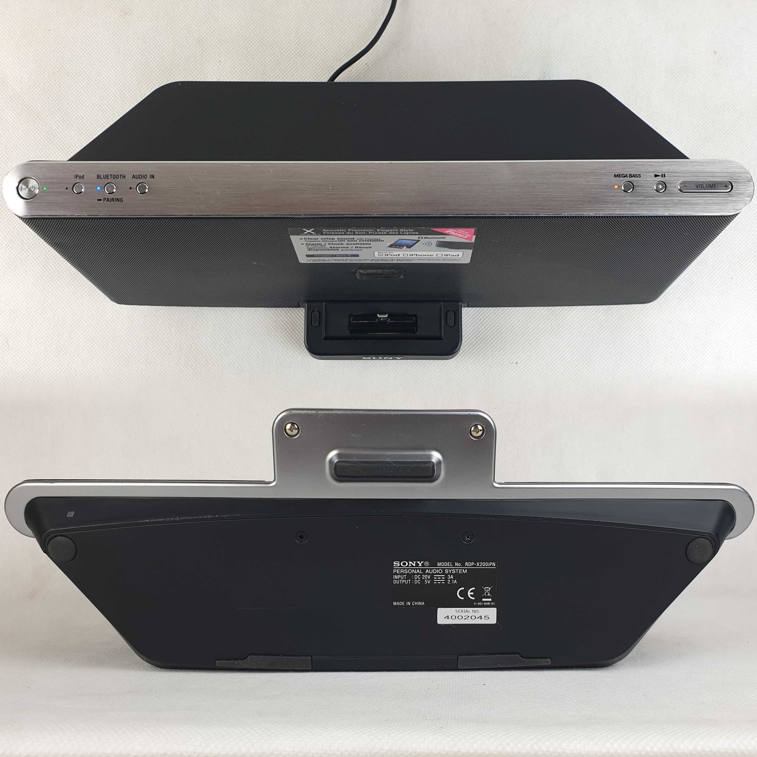 SONY RDP-X200iPN Głośnik Stereo Bluetooth