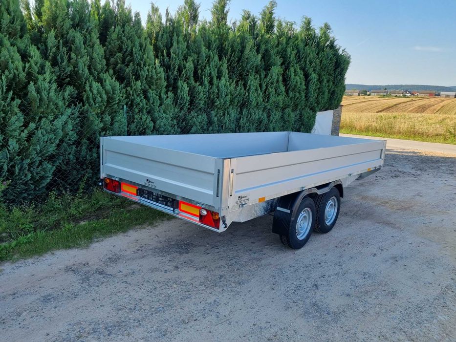 Przyczepa samochodowa SIDECAR 400x186 DMC 2000 kg - Producent