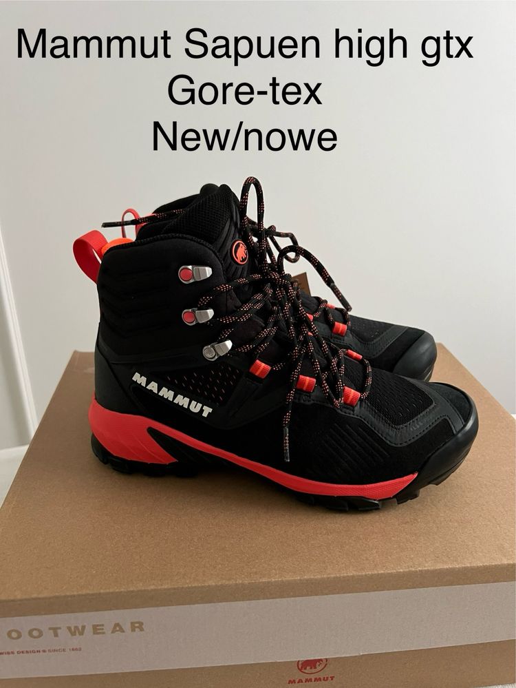 Buty górskie techniczne mammut sapuen high gtx damskie rozmiar 38 2/3