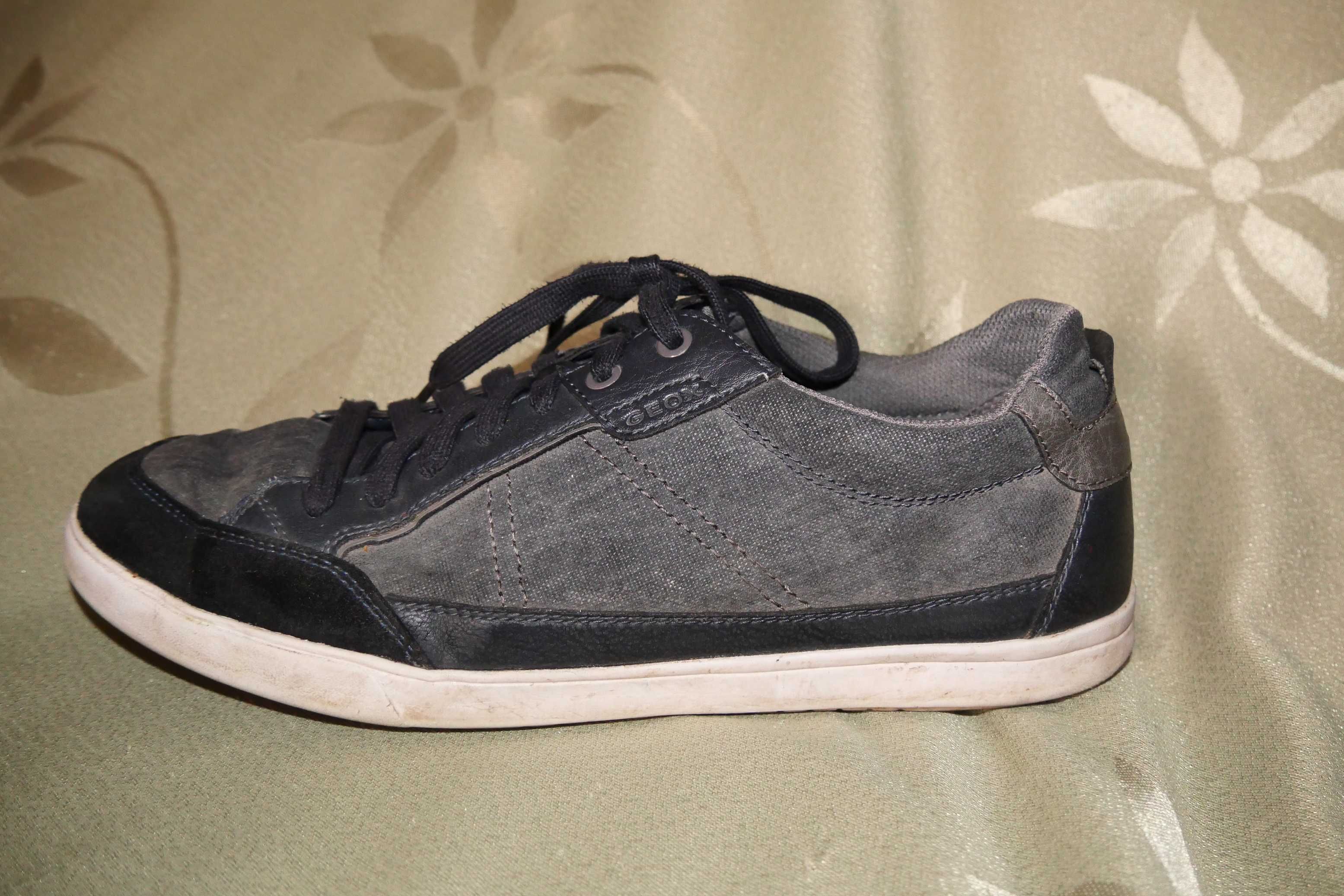 Buty sneakersy półbuty tenisówki trampki granatowe szkolne Geox 42