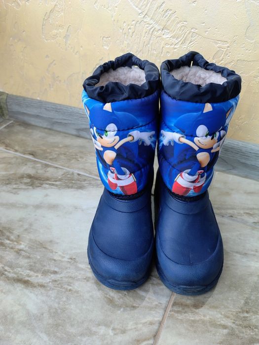 Зимні сапожки на мокру погоду для хлопчика Сонік
