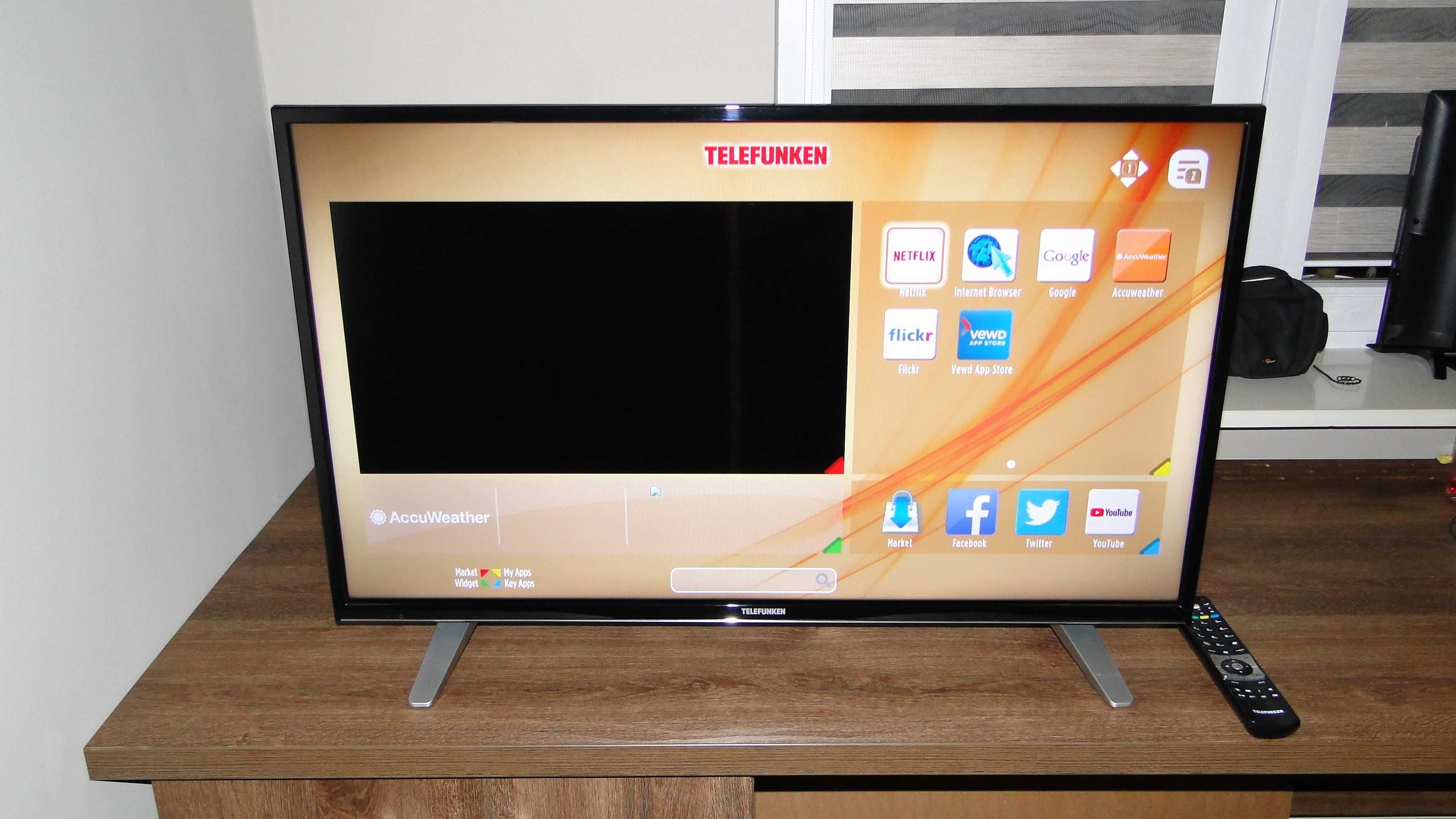 Телевізор Telefunken 39'' D39F472R4 Smart TV WiFi T2 Led