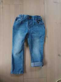 H&M spodnie jeansowe soft 92 jeans miękkie i elastyczne