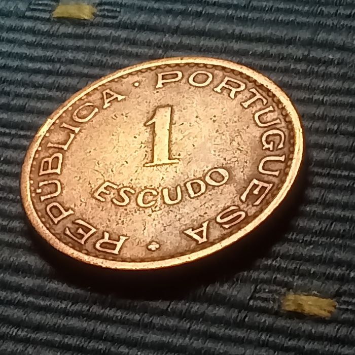 1 escudo Angola 1963 bronze