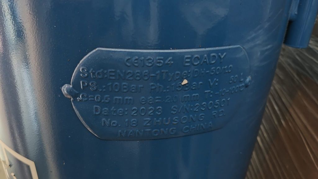 Kompresor bezolejowy sprężarka Scheppach HC51V 50 l 10 bar